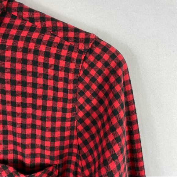 J.CREW Boy Shirt Mini Buffalo Check Tunic - 2 Tall - Picture 3 of 5